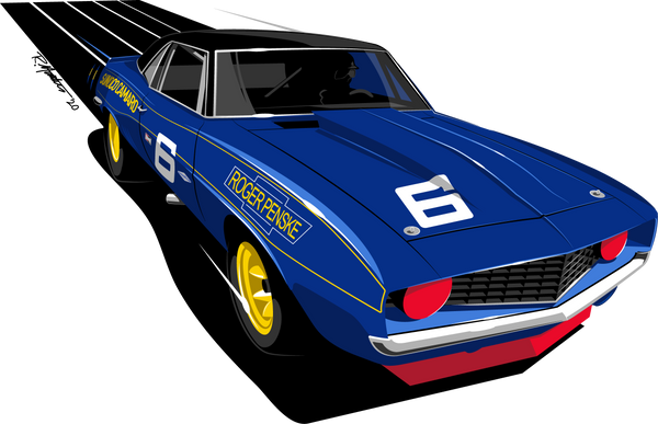 Mark Donohue Trans Am '69 Camaro T-Shirt