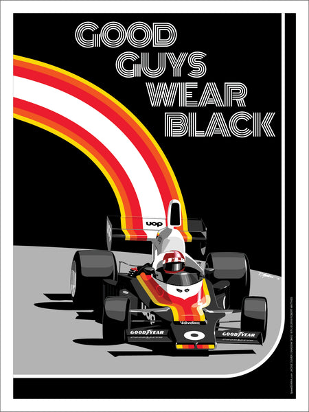 Shadow DN6 "Good Guys Wear Black" Poster