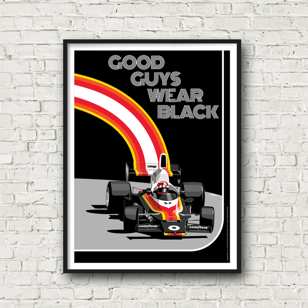 Shadow DN6 "Good Guys Wear Black" Poster