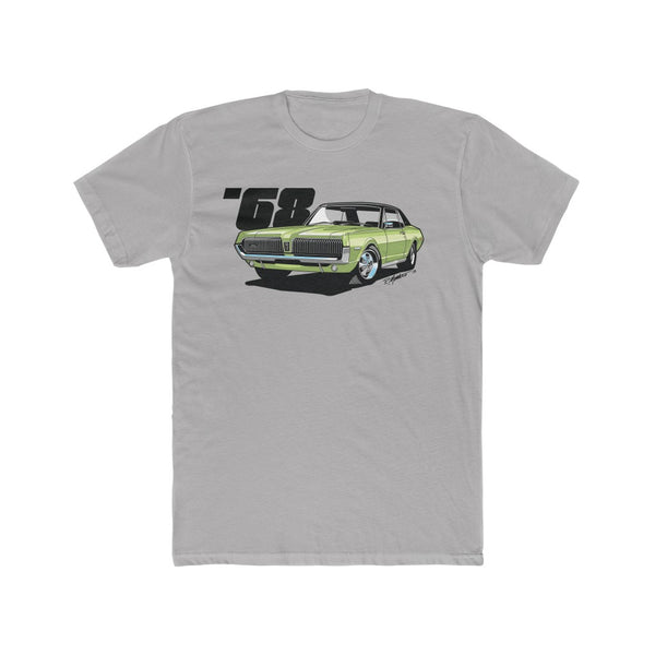 1968 Mercury Cougar Lime Frost Men's Cotton Crew Tee