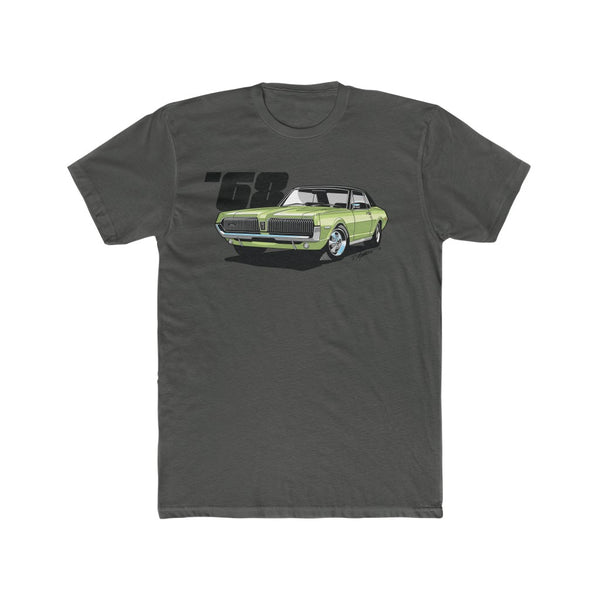1968 Mercury Cougar Lime Frost Men's Cotton Crew Tee