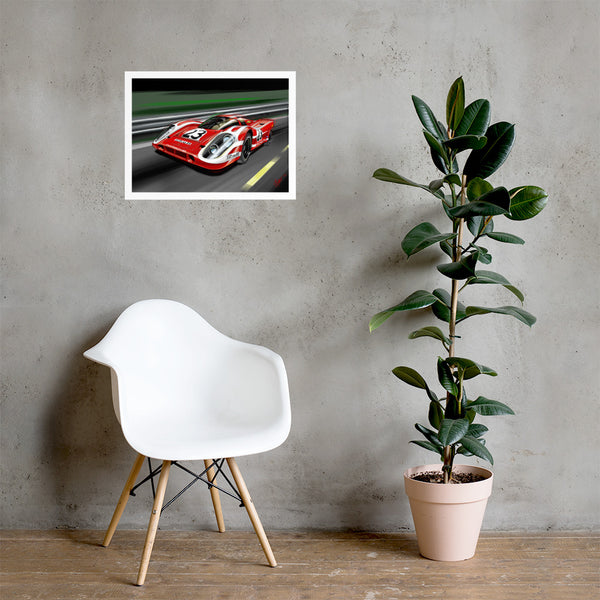 Porsche 917 Salzburg Le Mans 1970 art print