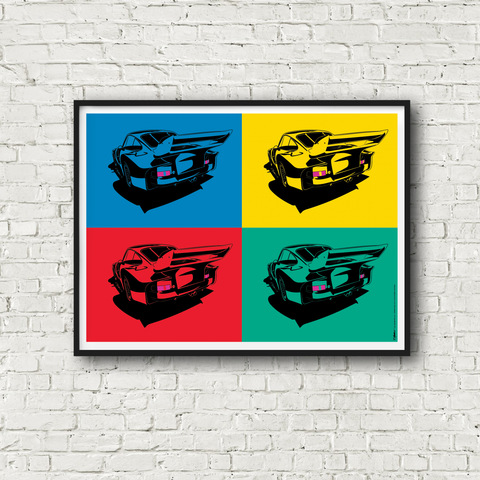 Porsche 935 "Warhol" Poster